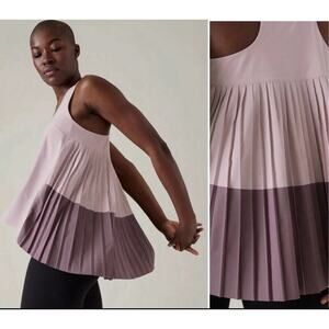 NWT ATHLETA Swing Forward‎ Tank Yoga Running Barre Mauve/Purple Medium MSRP $109